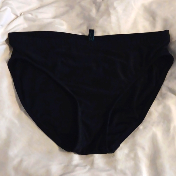 Black High-waist Bikini Bottoms from Aqua Green - Picture 1 of 4